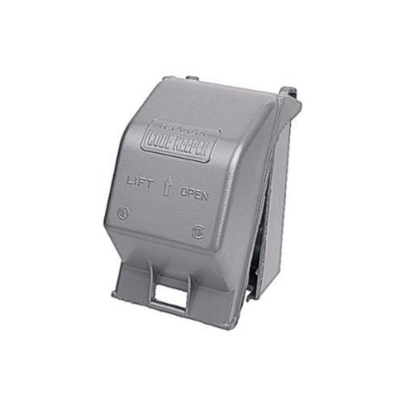 Red Dot Code Keeper CKMUV Medium Universal Weatherproof While-In-Use Cover, 3-1/4 in D, Die Cast Aluminum